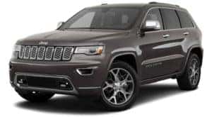 A grey 2021 Jeep Cherokee is angled left.