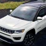 A 2022 Jeep Compass is shown from the front at a high angle.