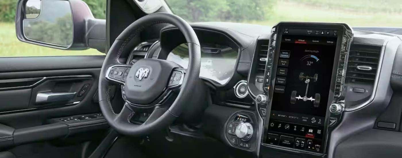 The black dash in a 2026 Ram 1500 for sale near Alexandria.