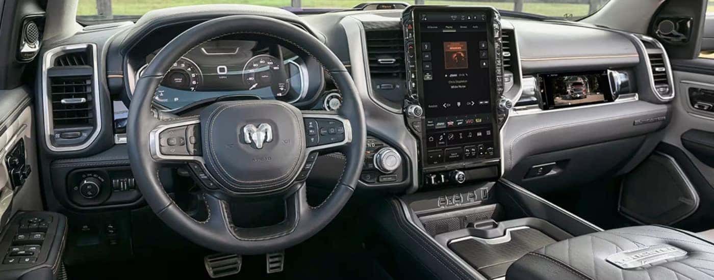 The interior of a 2025 Ram 1500.