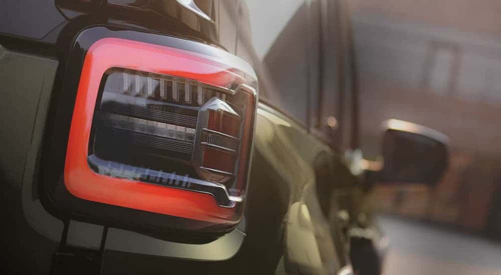 Brakelight on a green 2026 Jeep Recon
