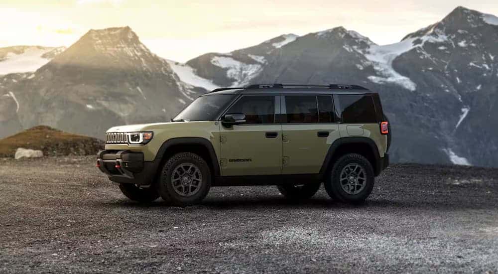 Green 2026 Jeep Recon parked off-road