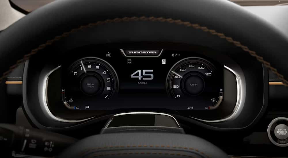 Digital gauge cluster in a 2026 Ram 1500
