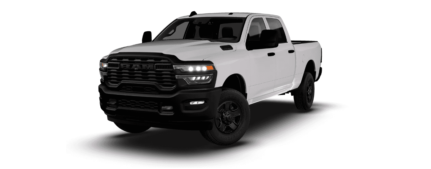 A white 2026 Ram 3500 model
