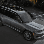 Grey 2026 Jeep Grand Cherokee from above