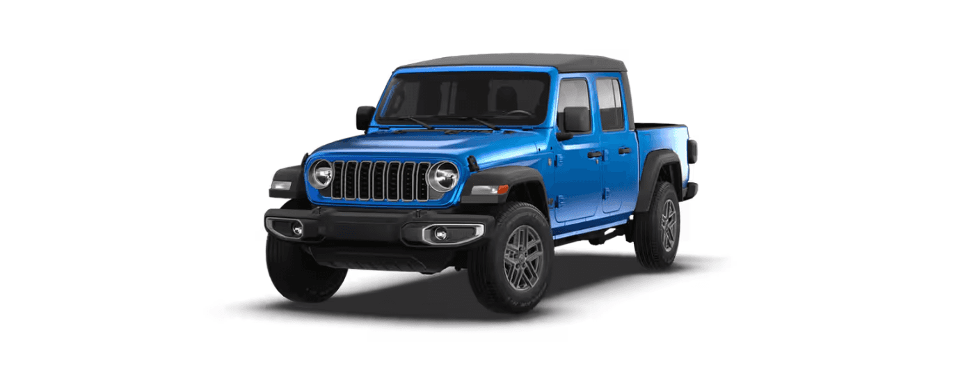 A blue 2026 Jeep Gladiator model
