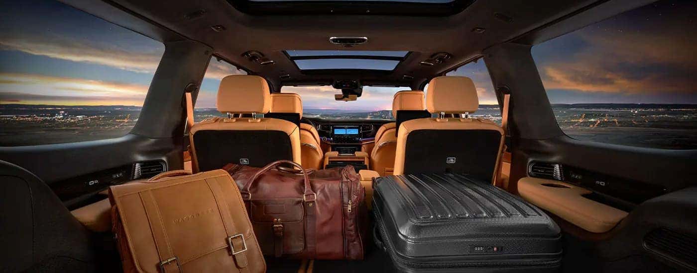 2022 Grand Wagoneer interior from the cargo view