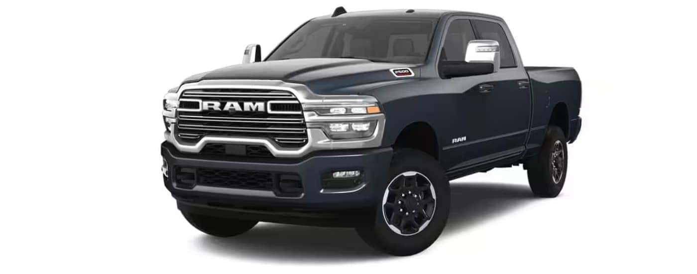 Black 2025 Ram 2500 angled left.