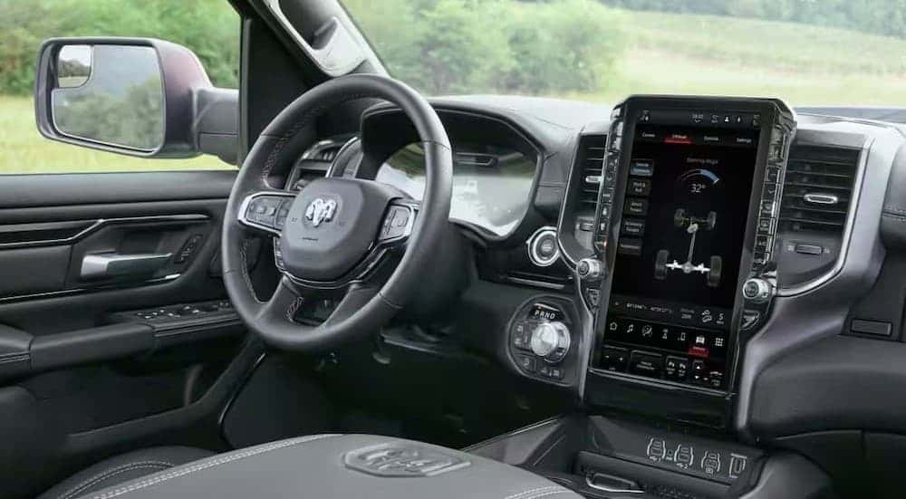 Gray dash in a 2026 Ram 1500.