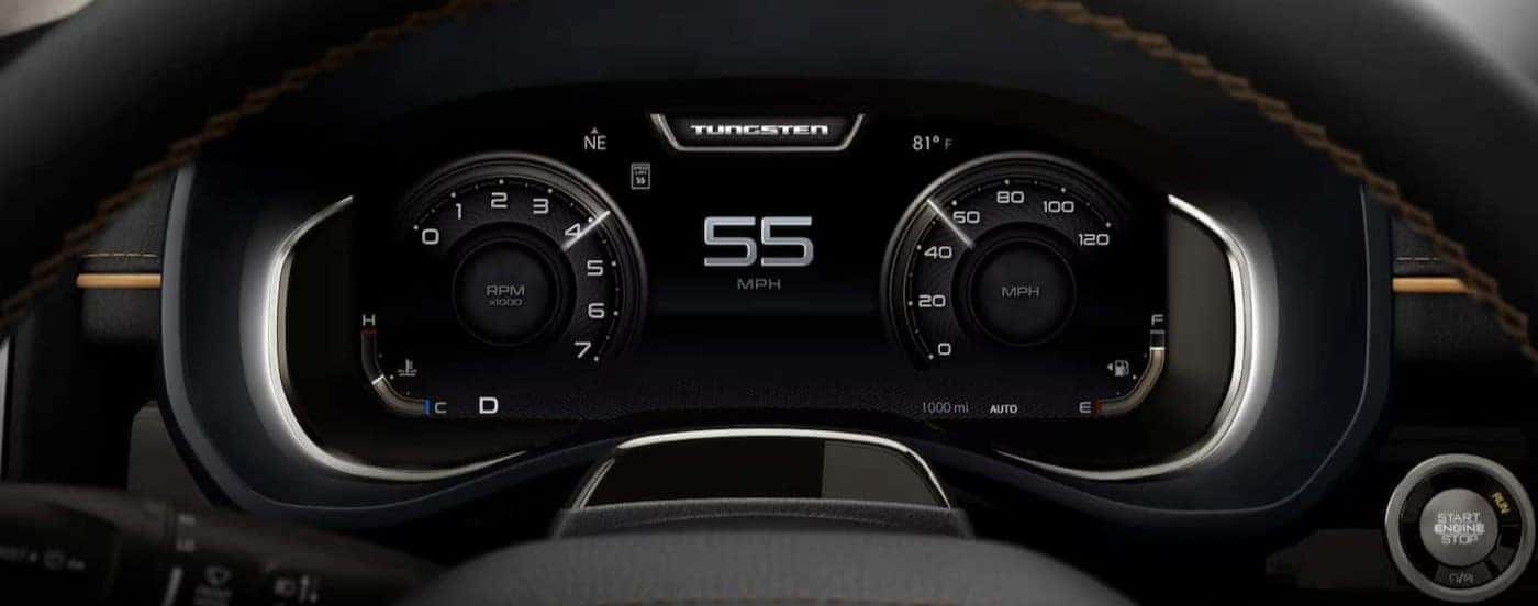 The digital dash in a 2027 Ram 1500.