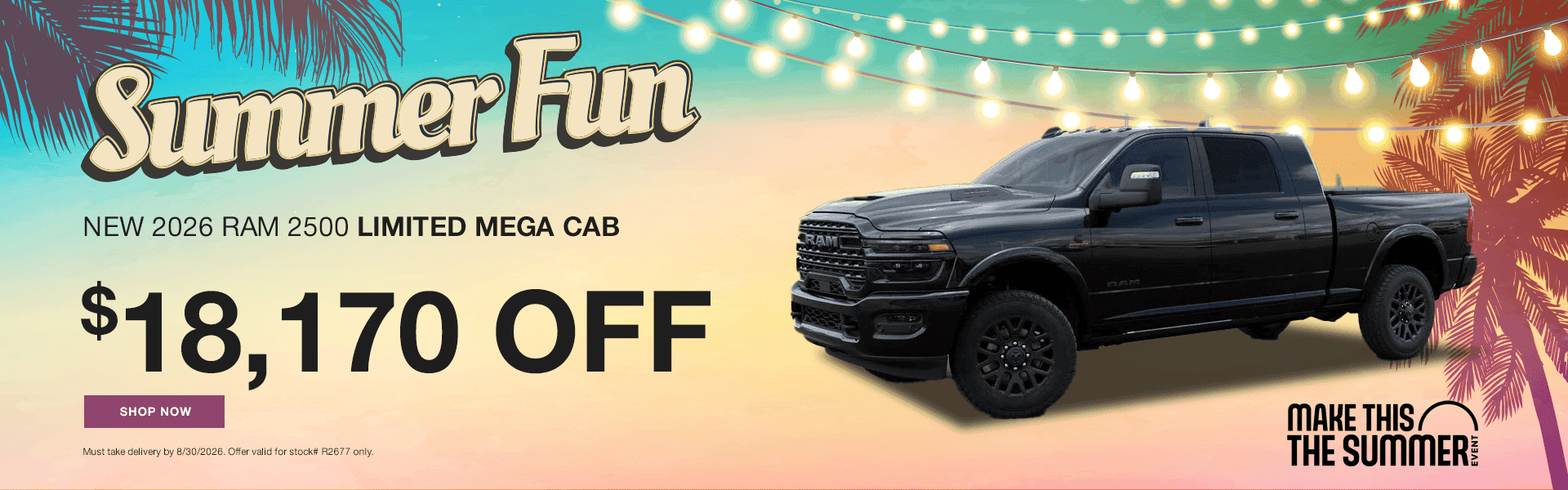 NEW 2026 RAM 2500 LIMITED MEGA CAB